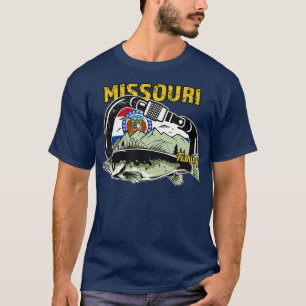 Retro Carabiner Missouri Fishing T Shirt