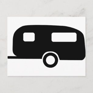 Retro Caravan Vykort