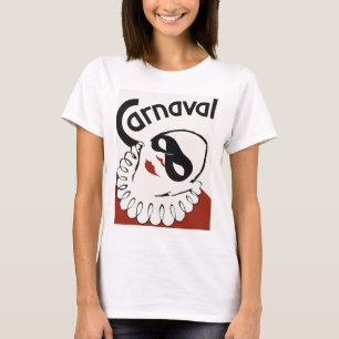 Retro Carnaval karnevalclown T Shirt