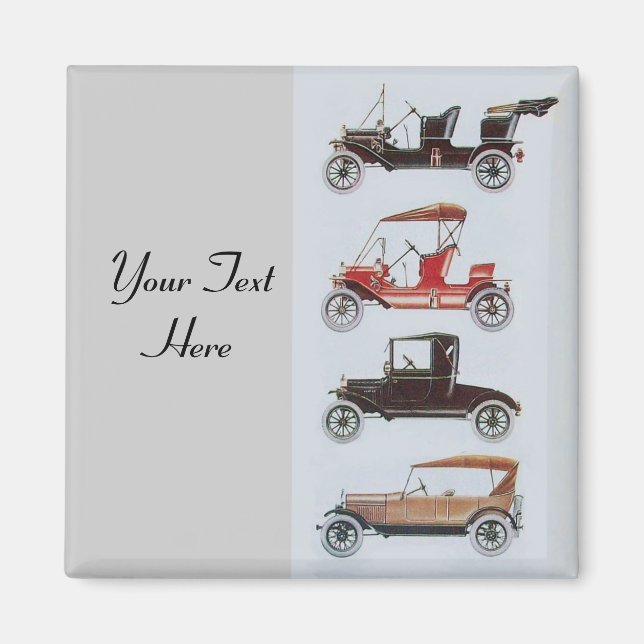 RETRO CARS 2- Automatisk reparation av fordon Magnet (Framsidan)