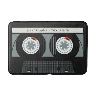 Retro Casette Tape anpassningsbar Badrumsmatta