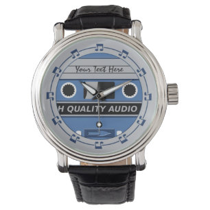 Retro Casette Tape anpassningsbar-klockor Armbandsur