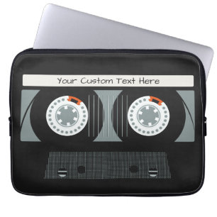 Retro Casette Tape anpassningsbar Laptop Fodral
