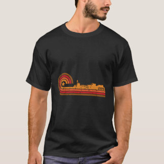 Retro Casper Cityscape Casper Wy Skyline T Shirt