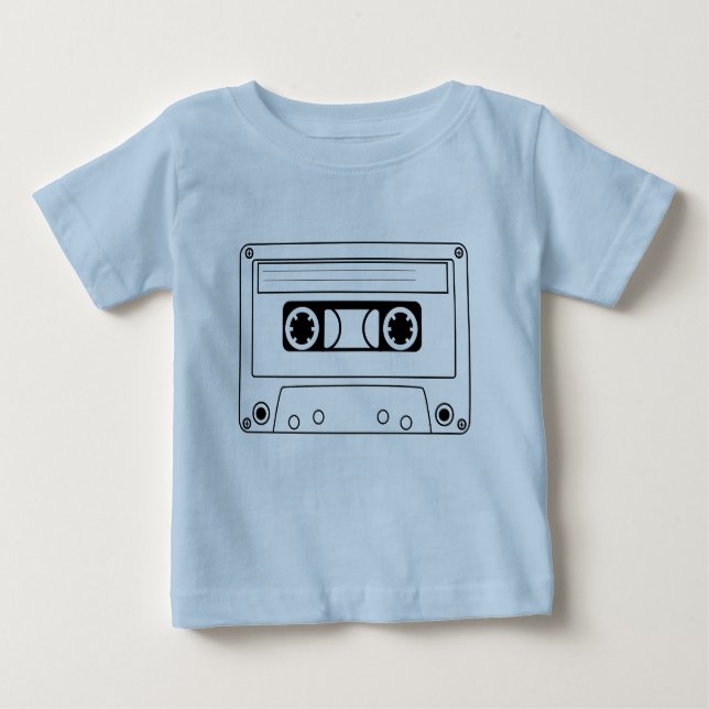 Retro cassette-band grunge-musik tee shirt (Framsida)