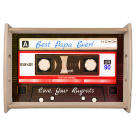 Retro Cassette-band, Personlig Frukostbricka