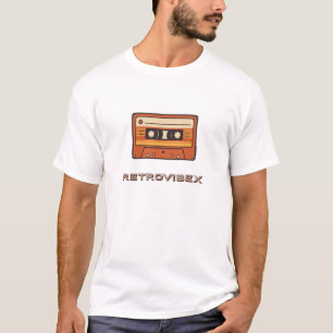 Retro Cassette-band T-Shirt - Vintage Music Tee