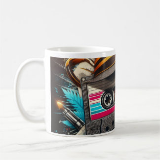 Retro Cassette Mugg - Vintage Music Design