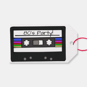 "Retro Cassette" Presentetikett