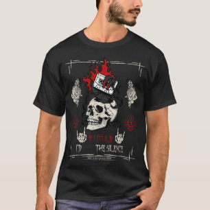 Retro Cassette Skull Sten T Shirt
