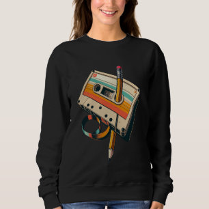 Retro Cassette Tape & Pencil Rewind Nostalgia Part T Shirt
