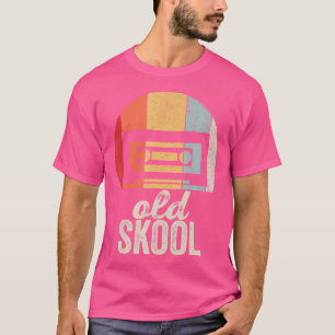 Retro Cassette Tape Shirt Old school Vintage Music T
