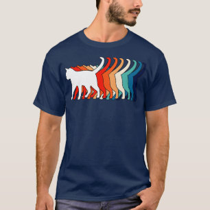 Retro Cat 70s 80-talets Vintage Funny Cat 1 T Shirt