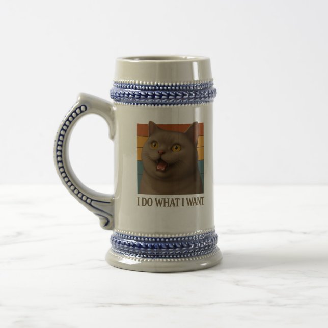 Retro Cat Attityd Sejdel (Vänster)