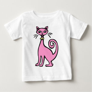 Retro Cat - Baby (F&B-design) - Anpassad T Shirt