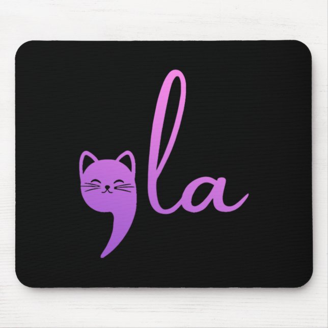Retro Cat Comma La Kamala Harris för president 200 Musmatta (Framsidan)