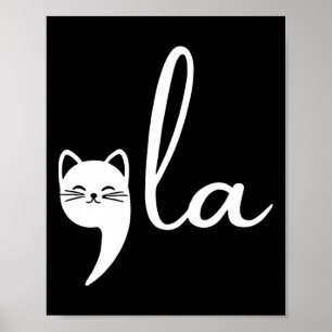 Retro Cat Comma La Kamala Harris för president 200 Poster