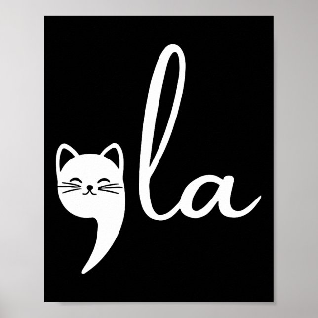 Retro Cat Comma La Kamala Harris för president 200 Poster (Framsidan)