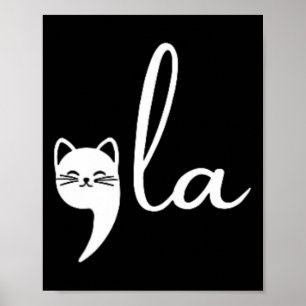 Retro Cat Comma La Kamala Harris för president 200 Poster