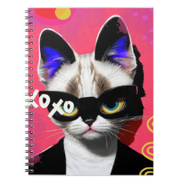 Retro Cat | Journal Anteckningsbok