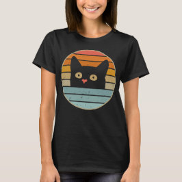 Retro Cat Lover Funny Cute Kattunge T Shirt