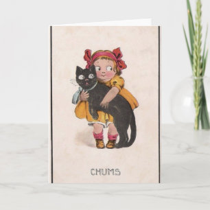 Retro Cat Note-kort Kort