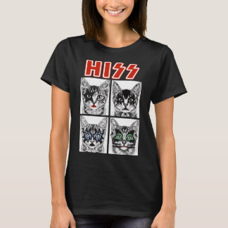 Retro Cat Rock musik Concert Band Manar Kids Women T Shirt