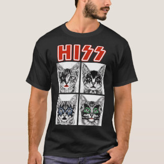 Retro Cat Rock musik Concert Band Manar Kids Women T Shirt