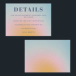 Retro Celestial Light Blue Gradient Bat mitzvah Tilläggskort<br><div class="desc">Kort för Bat mitzvah hölje för Retro Celestial Light Blue Gradient</div>