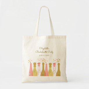 Retro Champagne Rosa Guld 1960-talet Bachelorette Tygkasse