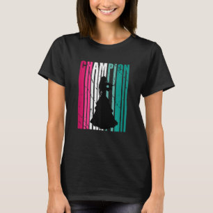 Retro Champion of Artistic Violin spelar V T Shirt