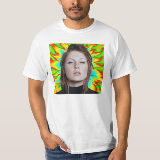 Retro charCharlotte de witte T Shirt