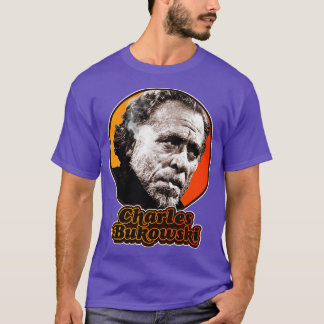 Retro Charles Bukowski Tribute T Shirt