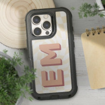 Retro Checkerboard, fet monogram