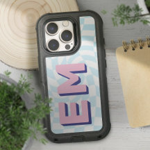 Retro Checkerboard, fet monogram