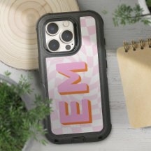 Retro Checkerboard, fet monogram