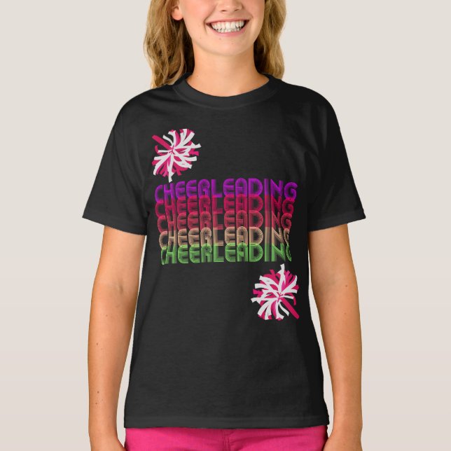 Retro Cheerlead T Shirt (Framsida)