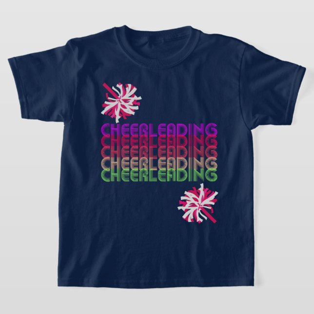 Retro Cheerlead T-Shirt (Laydown)