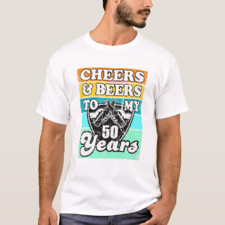 Retro Cheers och Öl T Shirt