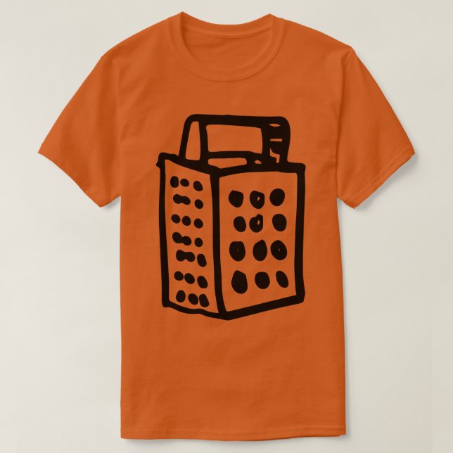 Retro Cheese Grater T Shirt (Design framsida)