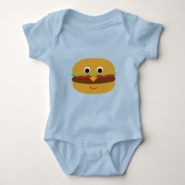 Retro Cheeseburger T-shirt (Framsida)