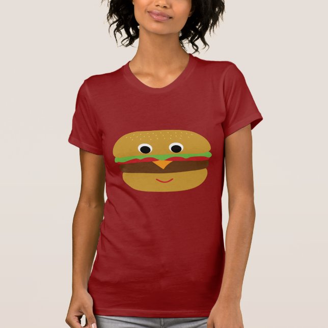 Retro Cheeseburger T-shirt (Framsida)