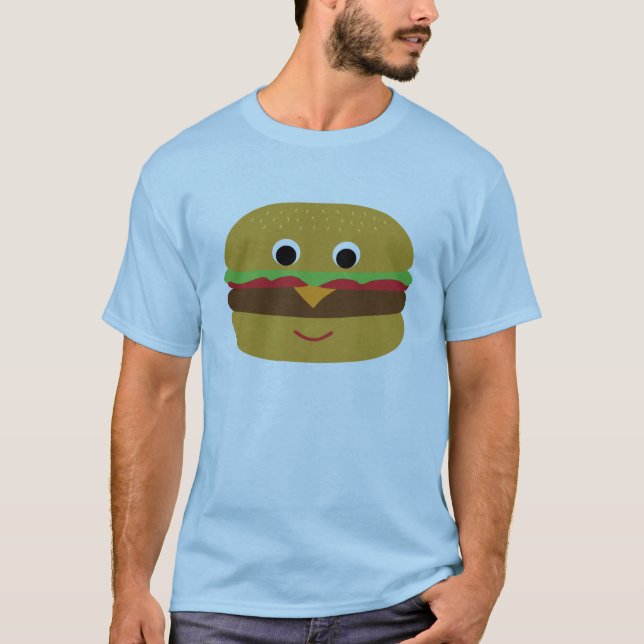Retro Cheeseburger T-shirt (Framsida)