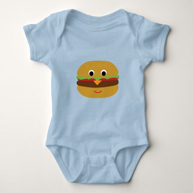 Retro Cheeseburger Tröja (Framsida)
