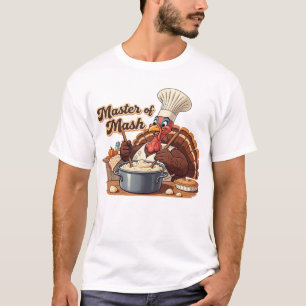 Retro Chef Kalkon Thanksgiving Classic T-Shirt.png T Shirt