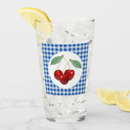 Retro Cherries Dricksglas Glaskopp