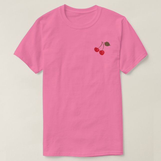 Retro Cherries T Shirt (Design framsida)