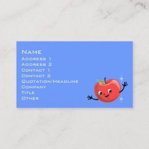Retro Cherry Guy Visitkort