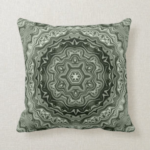 Retro Chic Söt persian mandala-blomma marmorerad  Kudde