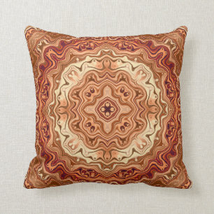 Retro Chic Söt skin Blommigt persian mandala-flic Kudde